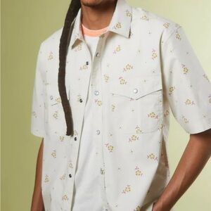 BDG Floral Print Men's Shirt